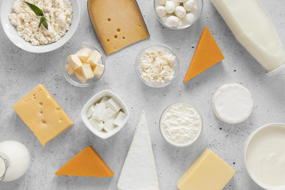 top-view-arrangement-with-dairy-products